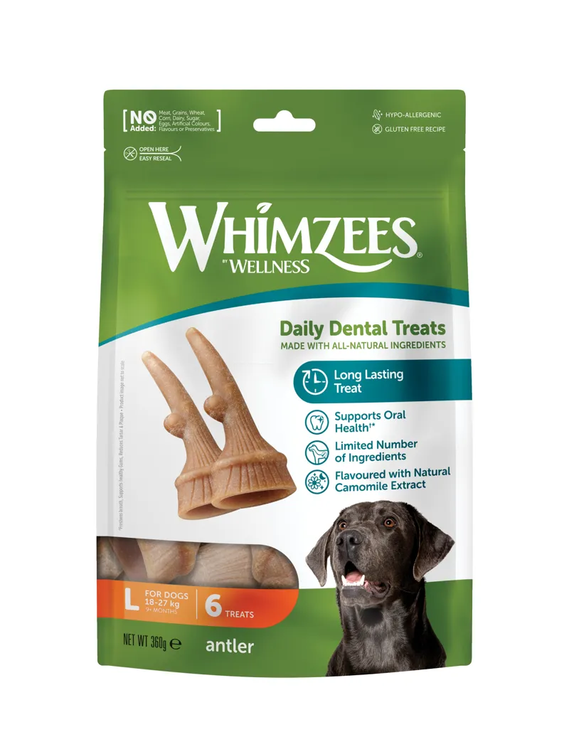 Whimzees Antler L 6pkx6