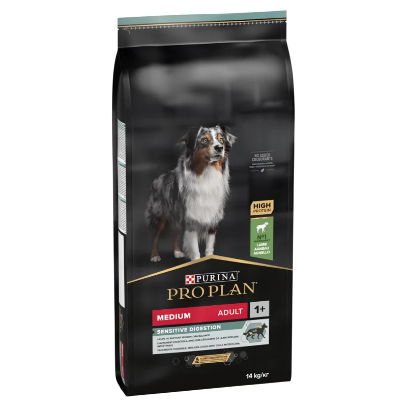 Pro Plan Dog Adult M Sens Dig Lamb 14kg