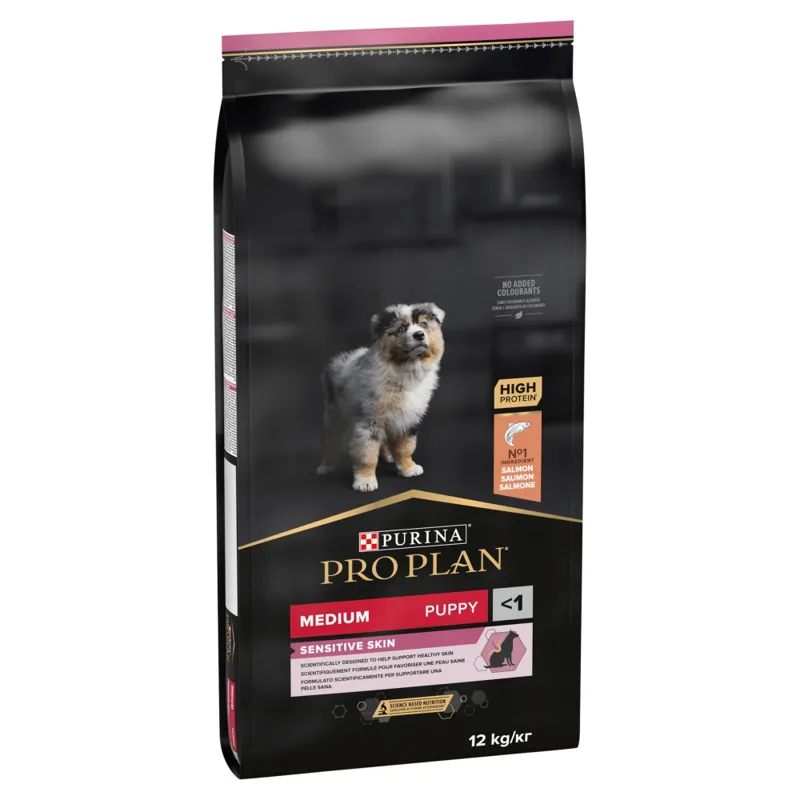 Pro Plan Puppy Med Sensitive Skin 12 kg