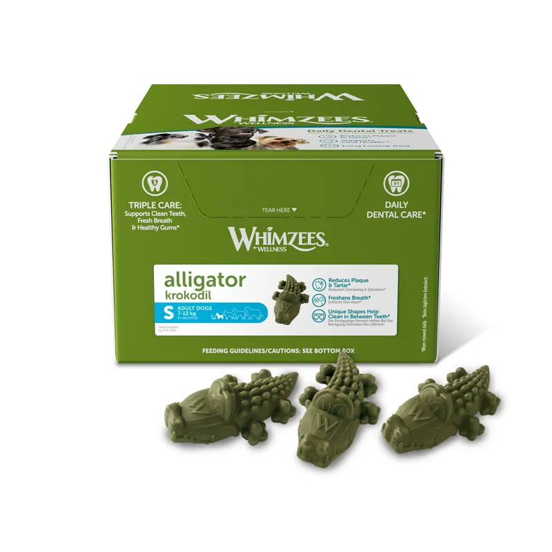 Whimzees Alligator Display Small x150