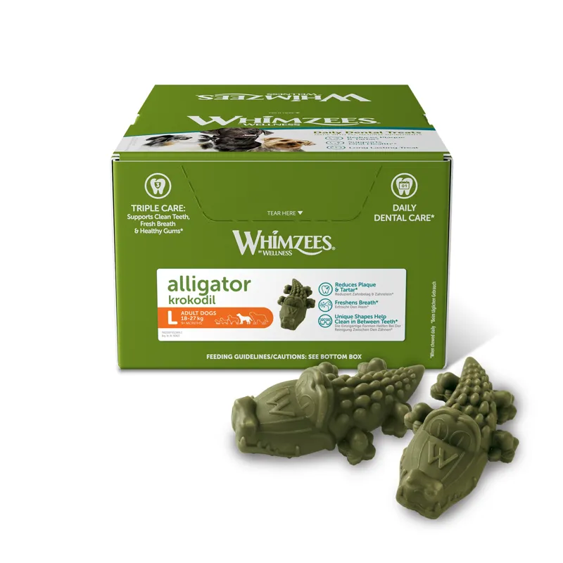 Whimzees Alligator Display L x30