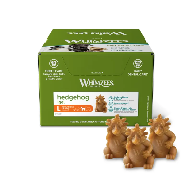 Whimzees Hedgehog Display Box L x30