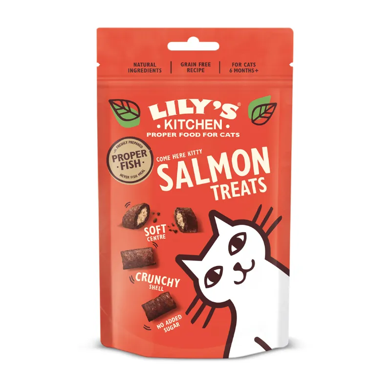 Lilys Kitchen Cat Salmons Treat 10x60g