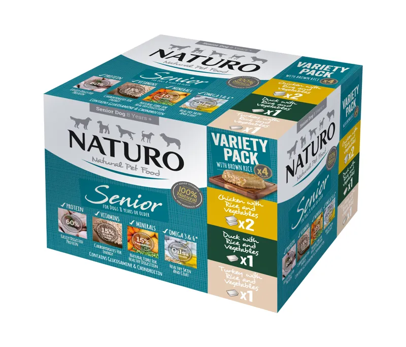Naturo Senior Mixed R&V Tray 4x4x400g