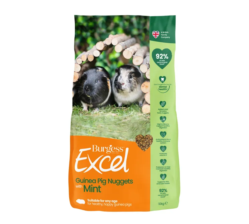 Burgess Excel Guinea Pig Nuggets 10 kg