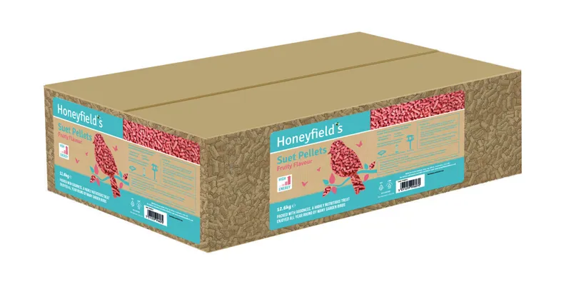 Honeyfield Suet Fruity Pellet Box 12.6kg