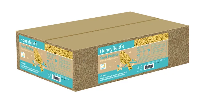 Honeyfield Suet MWorm Insect Pell 12.6kg