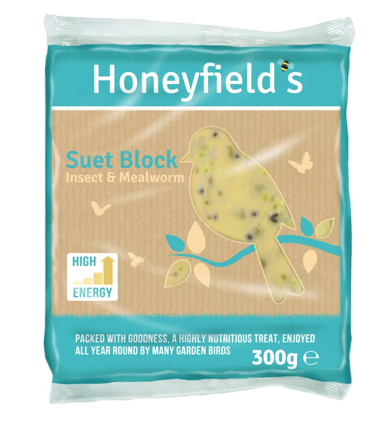 Honeyfield Suet MWorm Ins Bloc 10x300g