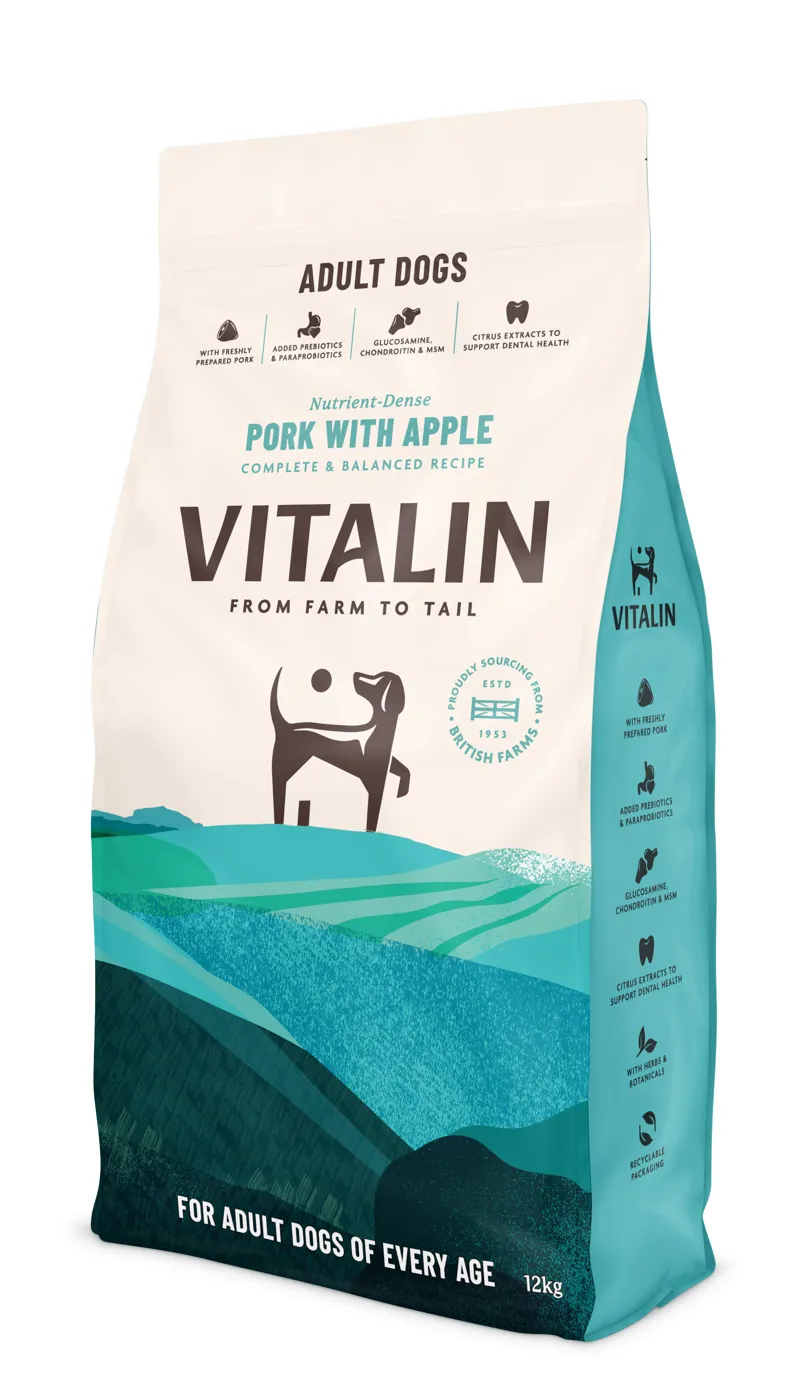 Vitalin Adult Pork Apple 12 kg