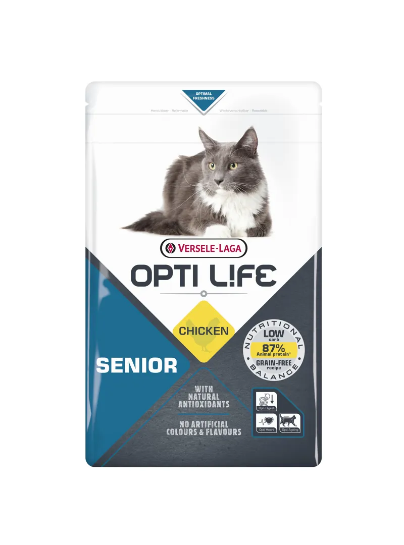 VL Opti Life Cat Senior GF Chick 4x1kg