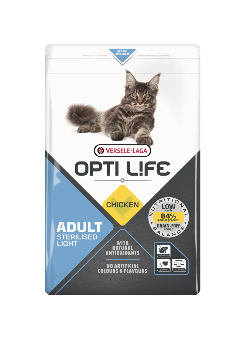 VL Opti Life Cat Adult Ster/Light4x2.5kg