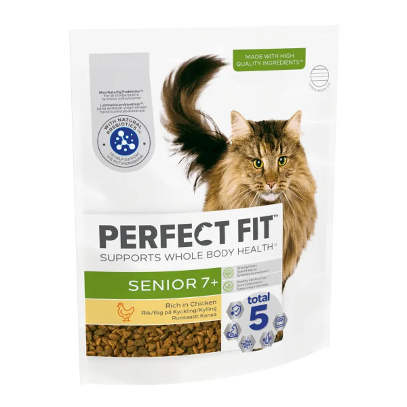 Perfect Fit Cat Dry Senior 7+ Ckn 4x750g