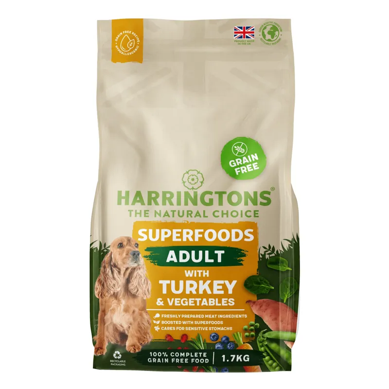 Harringtons Dog GF Superfood Turkey 1.7kg