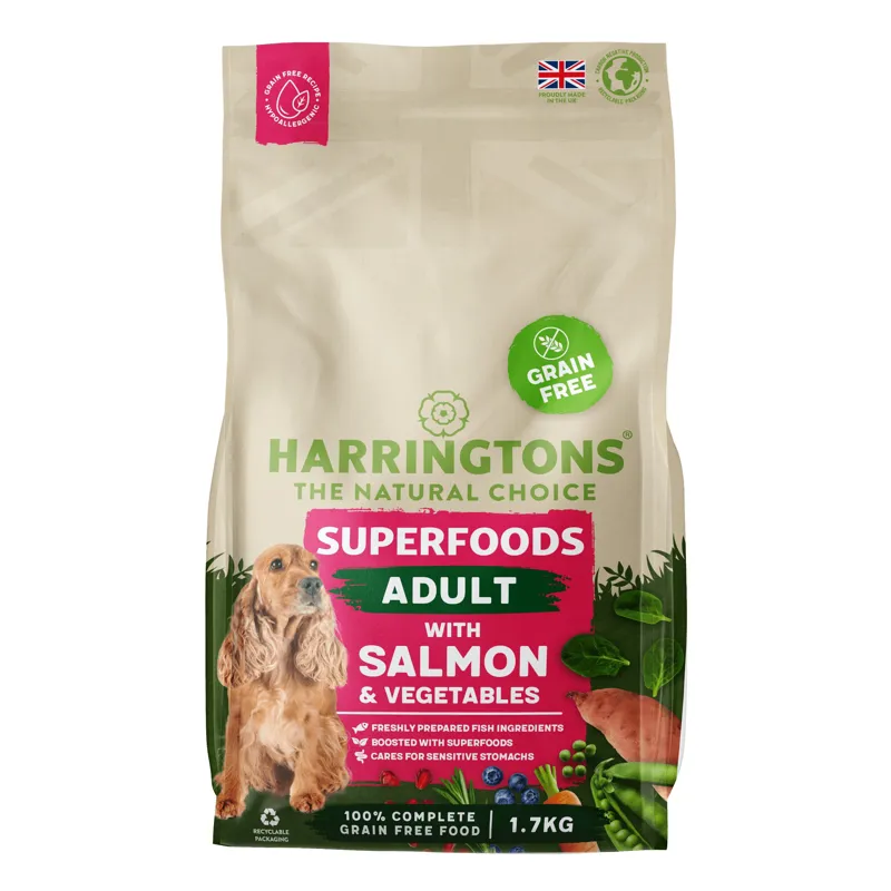 Harringtons Dog GF Superfood Salmon 1.7kg