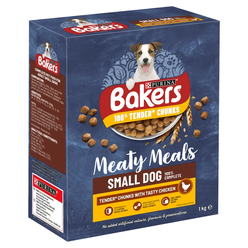 Bakers Meaty Meals Sml Dog Chicken 5x1kg