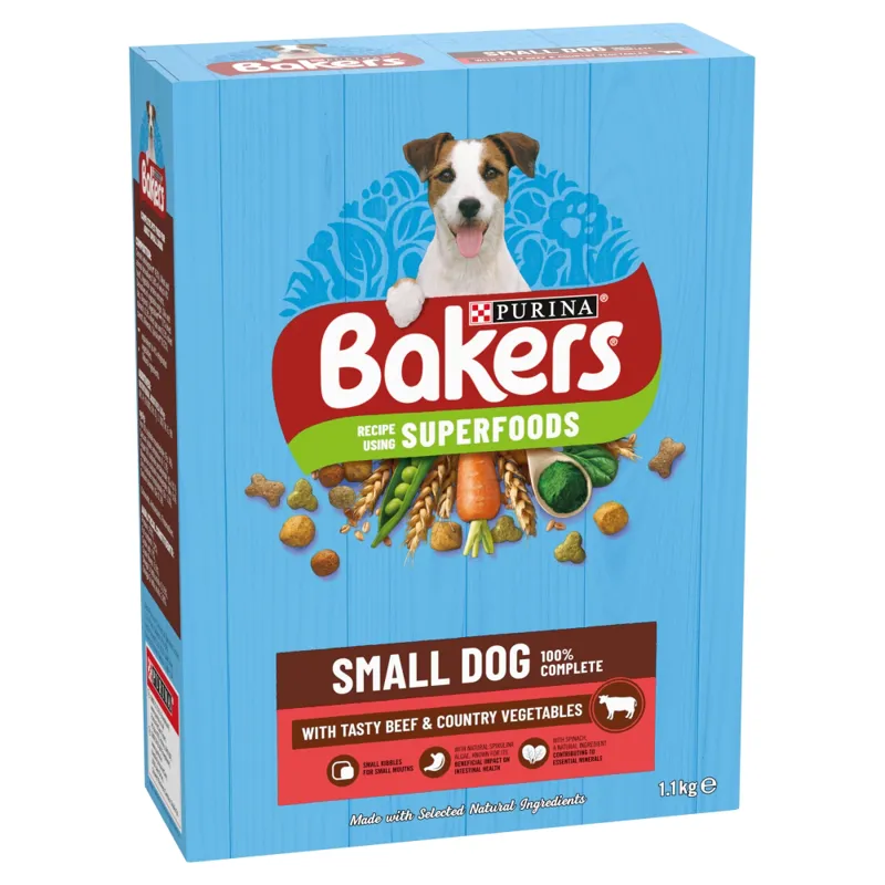 Bakers Small Dog Beef & Veg 5x1.1kg
