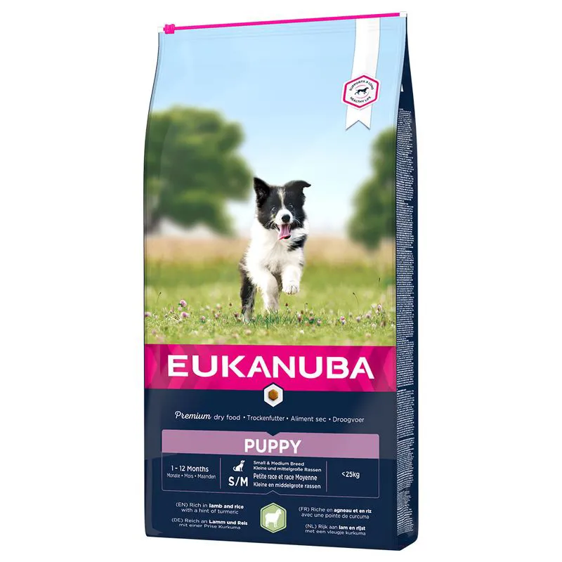 Eukanuba Puppy Sml/Med Lamb 12 kg