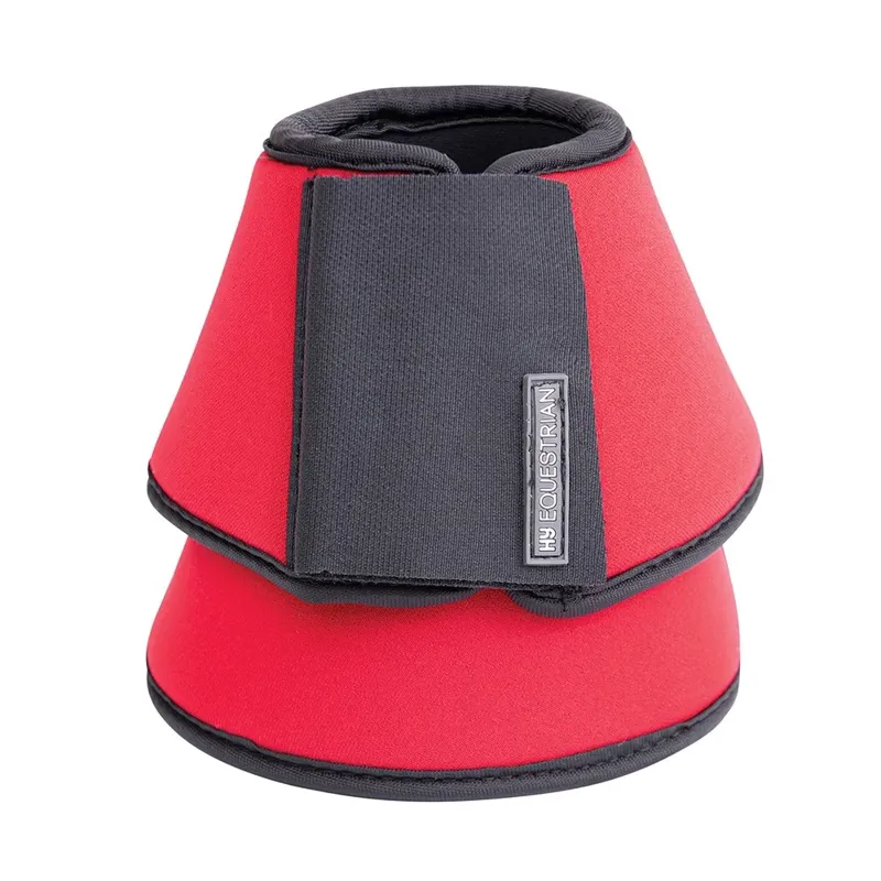 Hy Equestrian Neoprene Over Reach Boot in Red