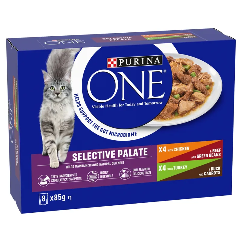 Purina One Adult Selec Palate Pch5x8x85g