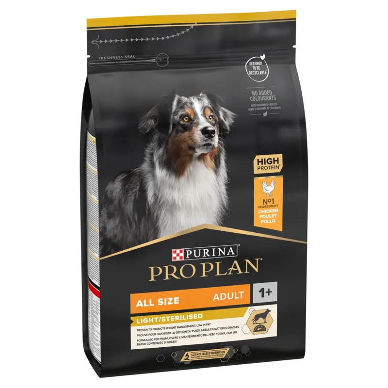 Pro Plan Dog Adlt AllSize LightSteri 3kg