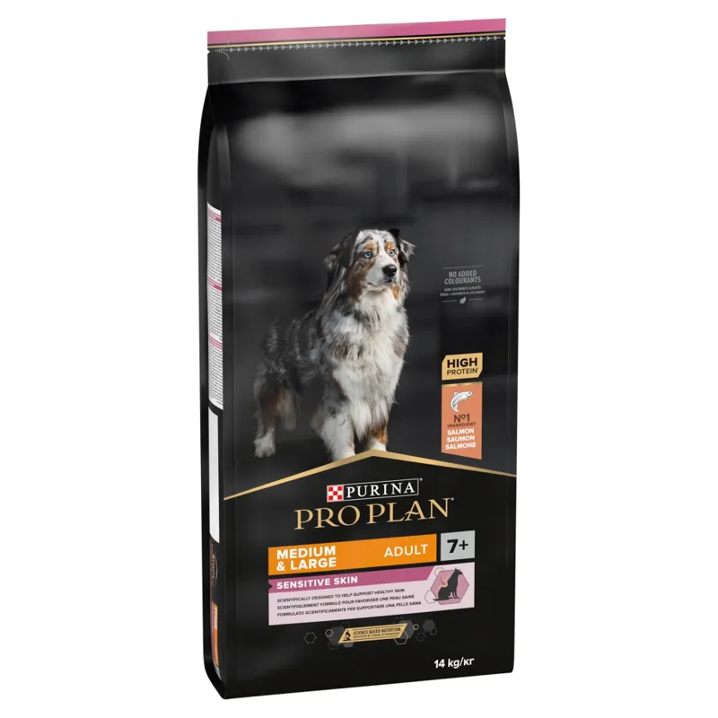 Pro Plan Dog Senior 7 M L Sens Skin 14kg