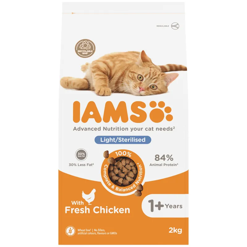 Iams Cat Adult Lght/Sterilised 2x2kg