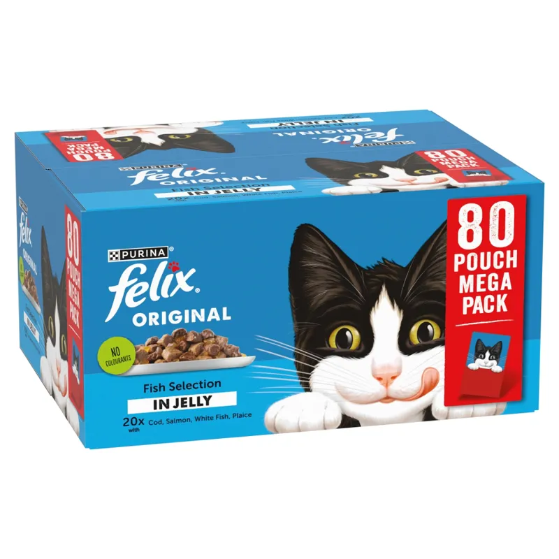Felix Pch Orig Adlt Fish CIJ 80x85g