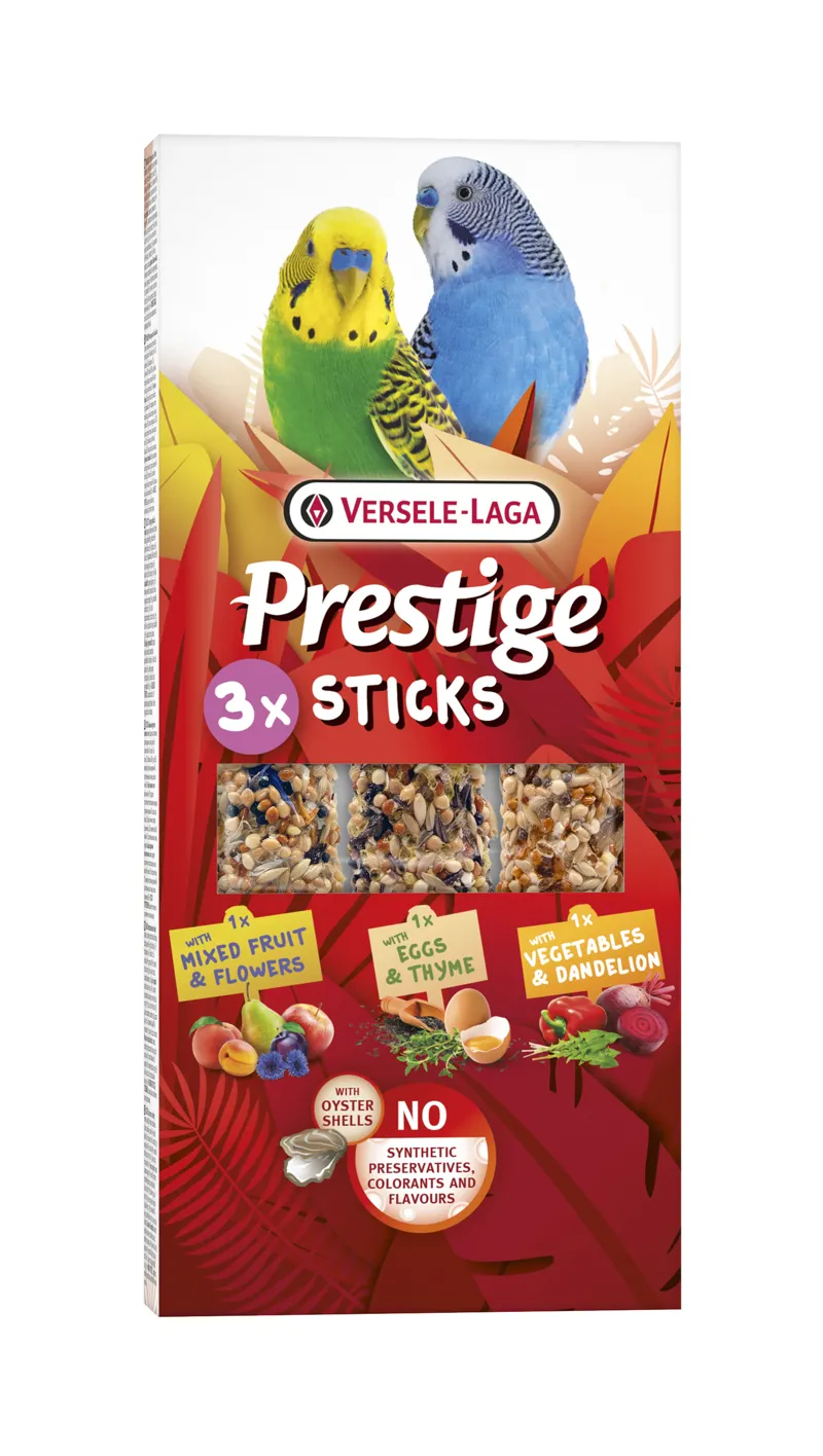 VL Stick Sml Parakeet Triple Vari 10x90g