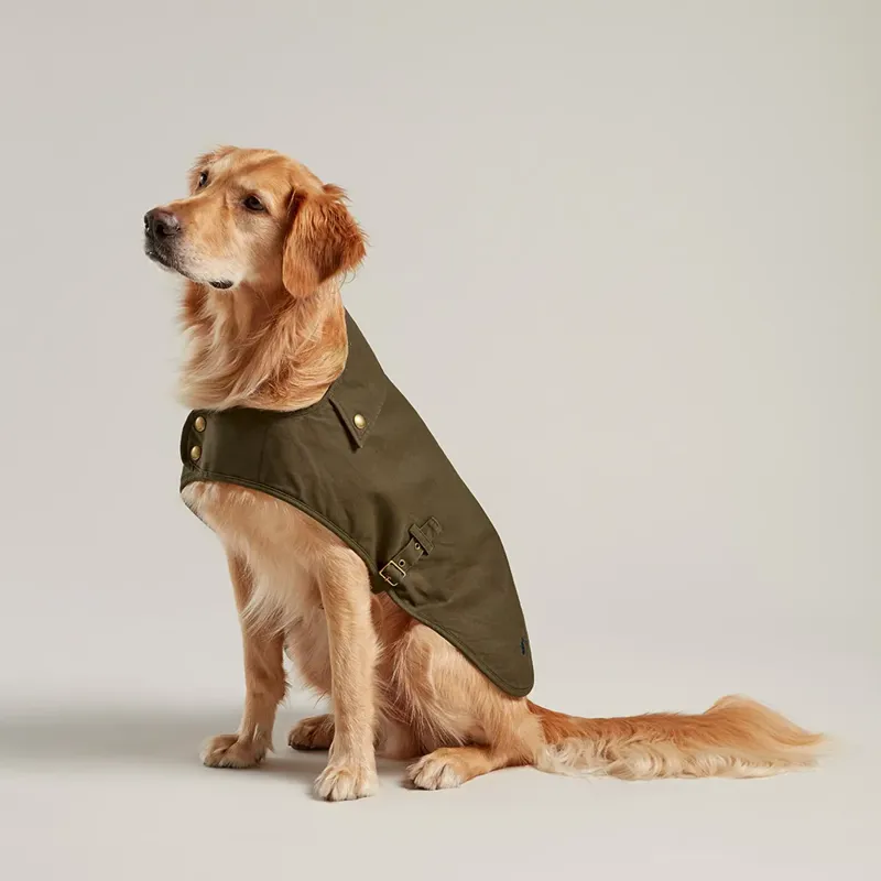 Joules Wax Dog Coat - Green large 56cm