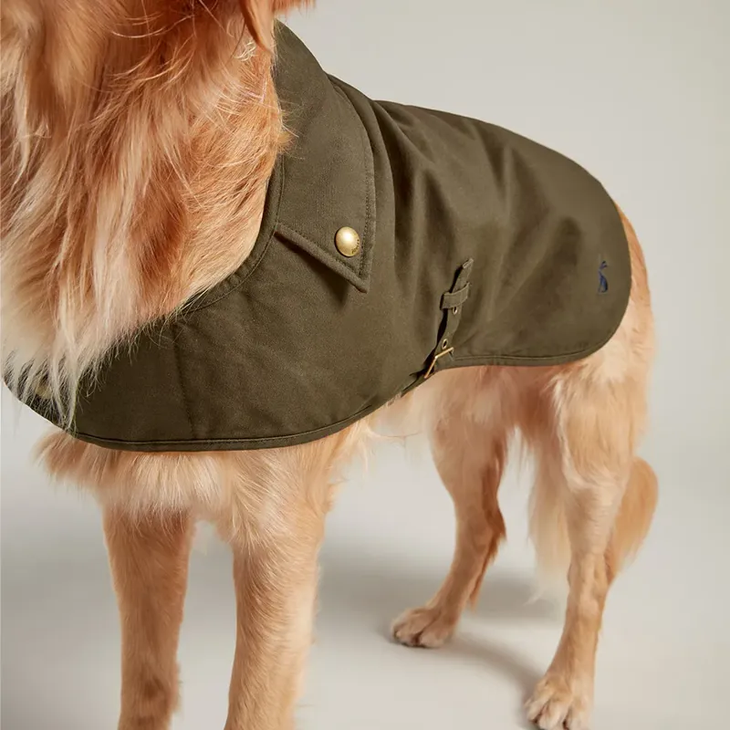 Joules Wax Dog Coat - Green large 56cm-3
