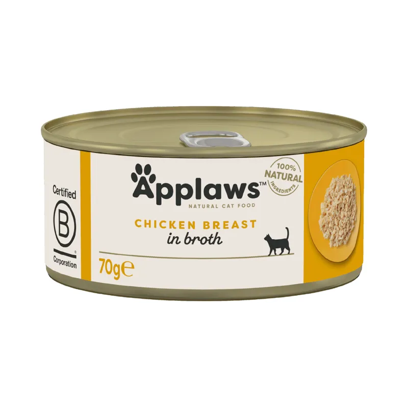 Applaws Cat Chicken Breast Tins 24x70g