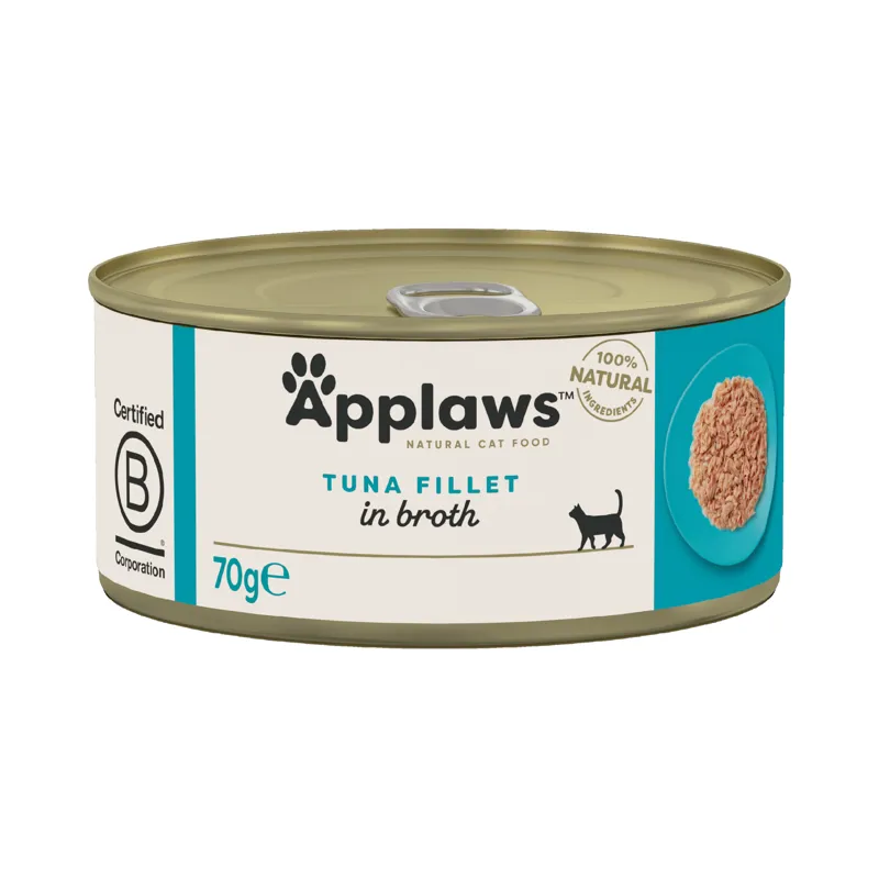 Applaws Cat Tuna Fillet Tin 24x70g