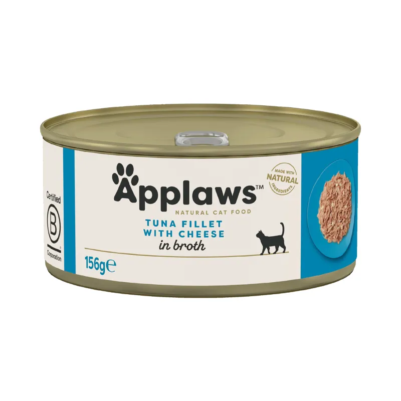 Applaws Cat Tuna & Cheese Tins 24x156g