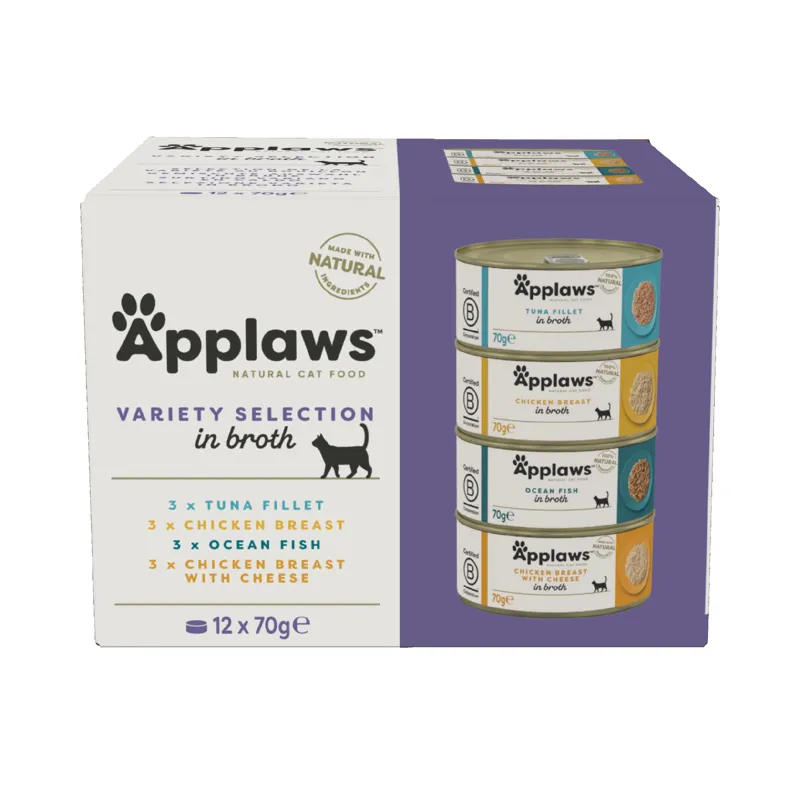Applaws Cat Supreme Select Tins 4x12x70g
