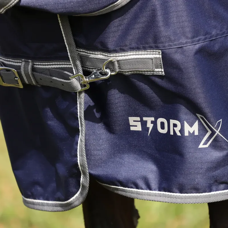 StormX Empra 100 Combi Turnout Rug - Navy-3
