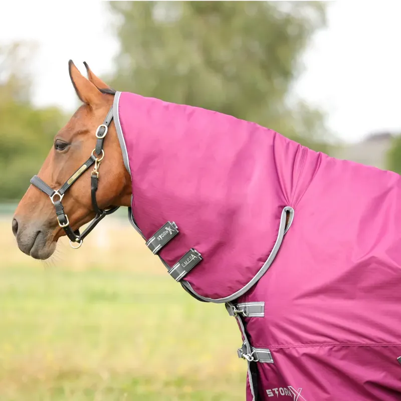 StormX Empra 200 Combi Turnout Rug in Pink-1