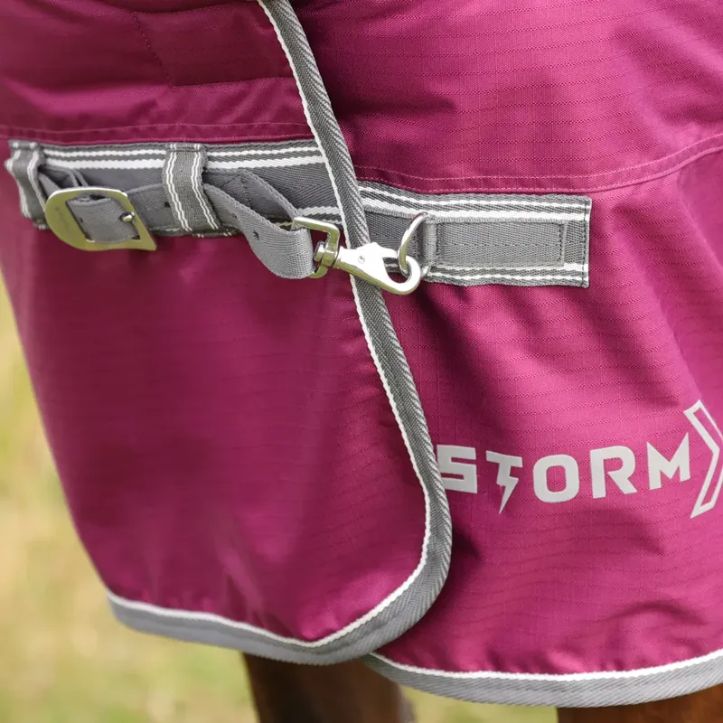 StormX Empra 200 Combi Turnout Rug in Pink-3