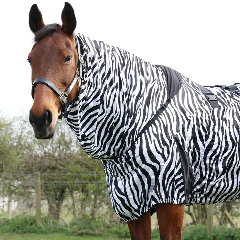 StormX Original Sweet Itch Zebra Rug - - Black/White-2