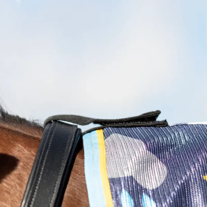 StormX Original Come Rain Or Shine Combi Fly Rug - - Navy/Blue/Yellow-4