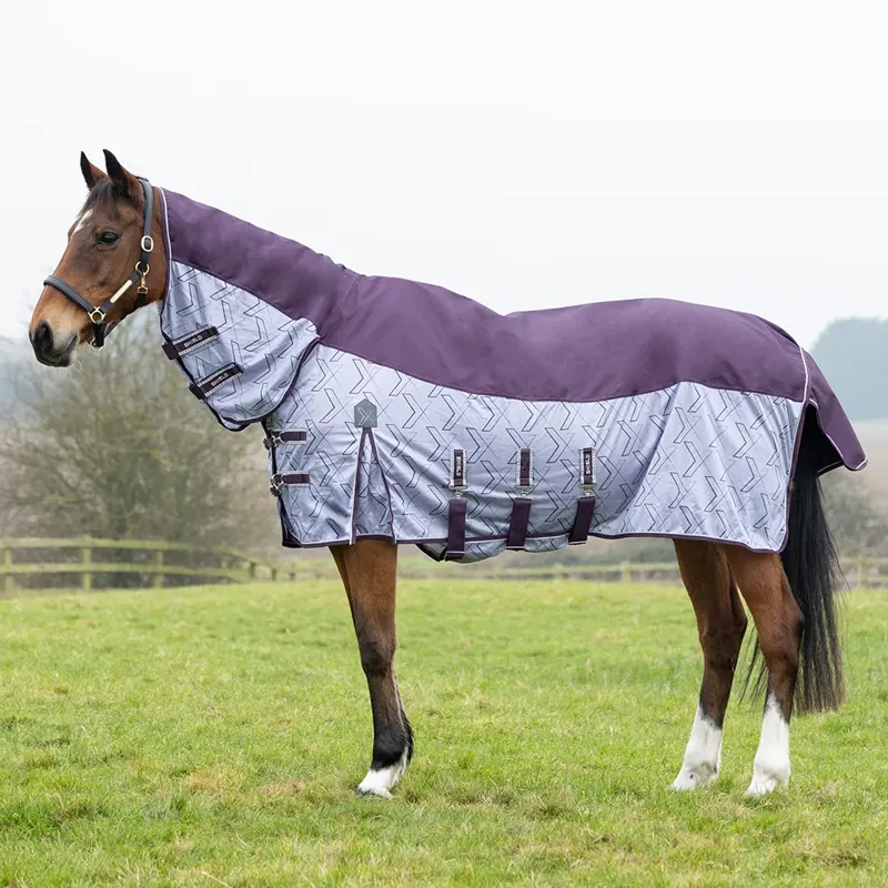 DefenceX Shield Quagga System Fly Rug Purple/White