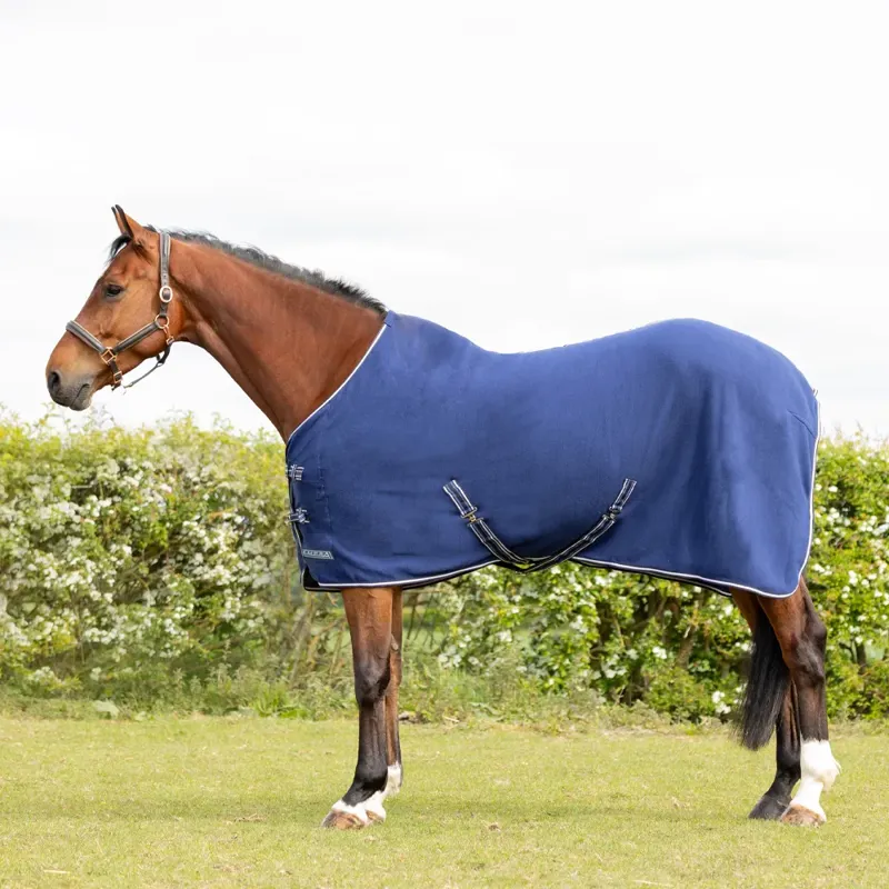 StormX Empra Opulence Fleece Rug - - Navy/Teal