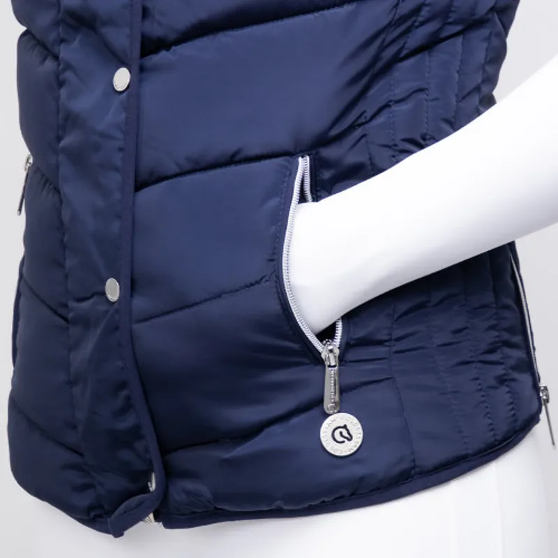 Coldstream Kimmerston Quilted Gilet in Navy-5