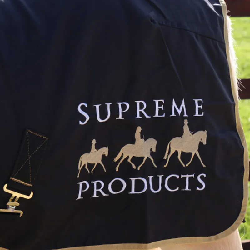 Supreme Products Show Sheet in Black/Gold-2