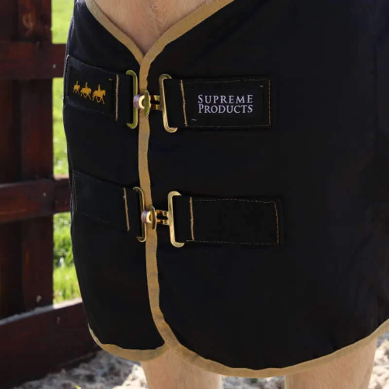 Supreme Products Show Sheet in Black/Gold-3