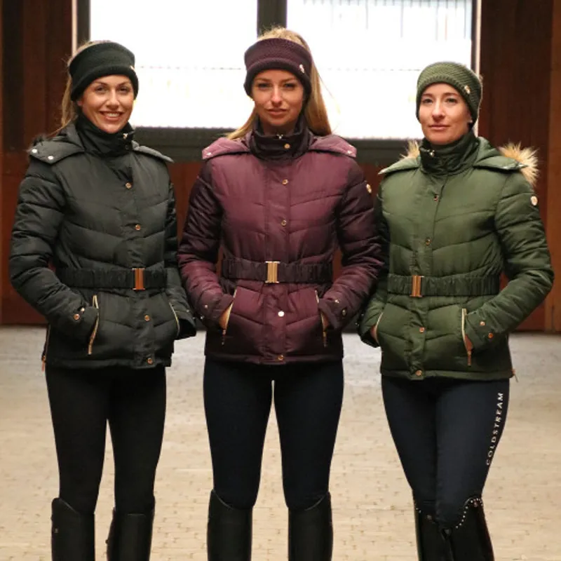 Coldstream Cornhill Quilted Coat in Black-5