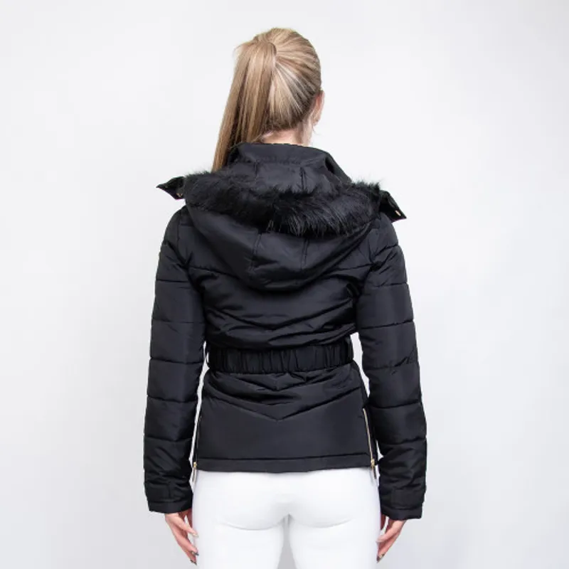 Coldstream Cornhill Quilted Coat in Black-6