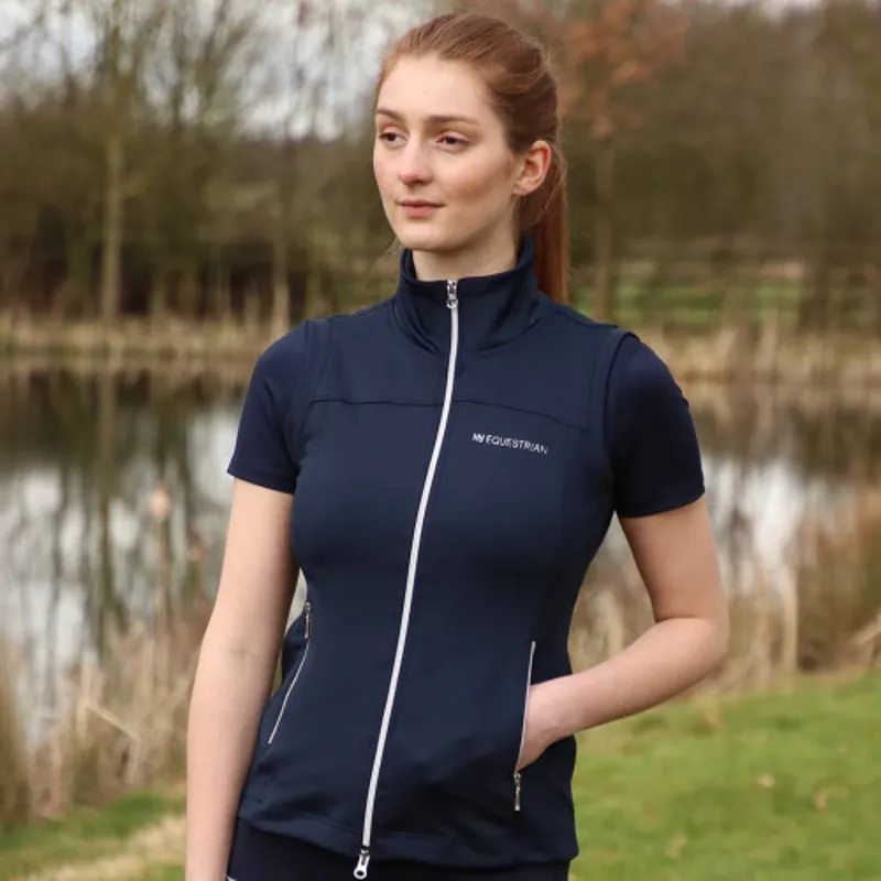 Hy Equestrian Synergy Flex Gilet in Navy-1