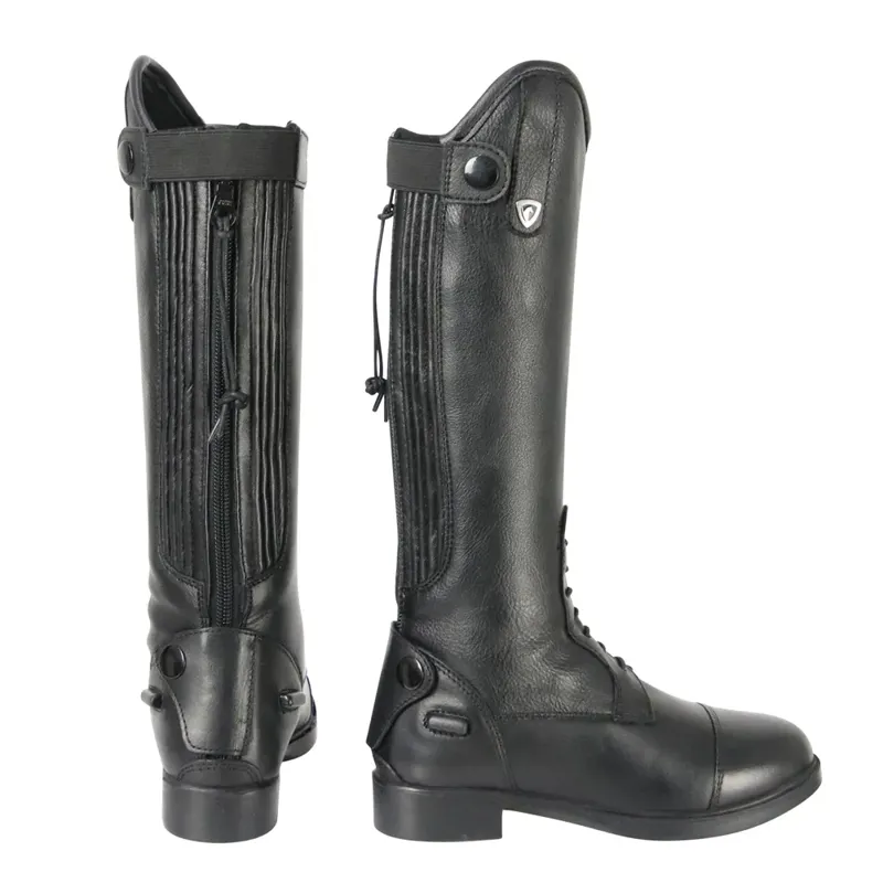 Hy Equestrian Childrens Scarlino Field Riding Boots in Black