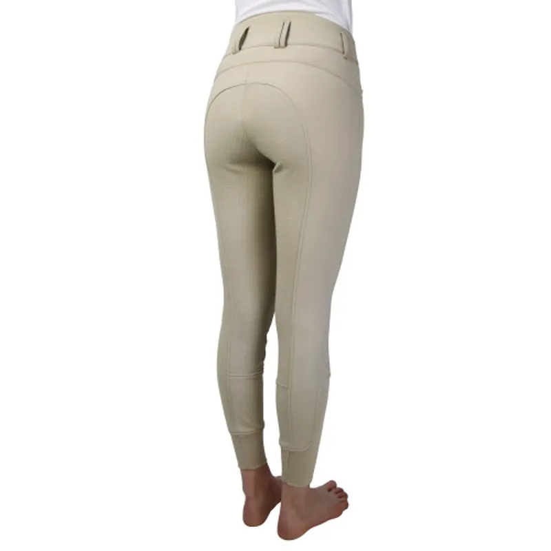 Hy Equestrian Arctic Softshell Ladies Breeches in Beige-2