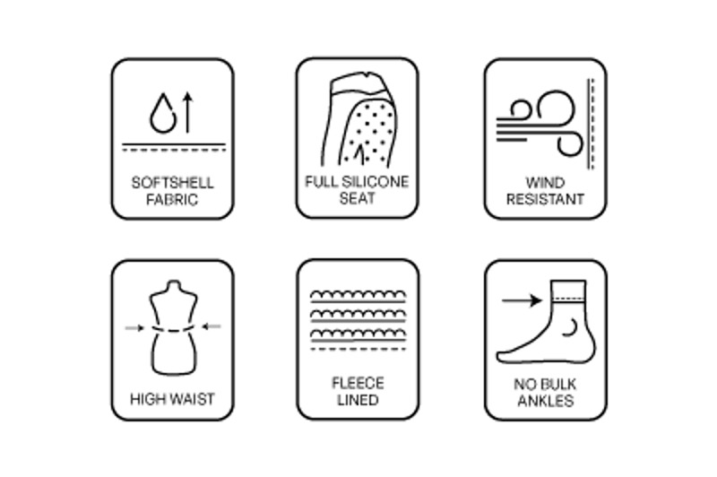 Hy Equestrian Arctic Softshell Ladies Breeches in Beige-6